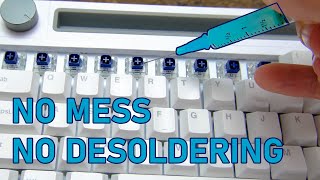 Lubing an entire keyboard in 5 minutes NO MESS [upl. by Aip]