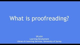 What is proofreading [upl. by Kaitlynn]