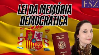 Lei da Memória Democrática  Cidadania Espanhola [upl. by Eihpos304]