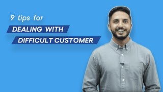 9 tips for dealing with difficult customers  Freshworks Academy [upl. by Asilaj]