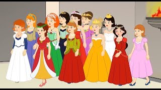 Les 12 Princesses  1 Conte  4 comptines et chansons  dessins animés en français [upl. by Pierrepont]