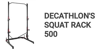 Decathlons SQUAT RACK 500 Assembly amp Review [upl. by Lightman]