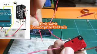 Wiring Limit Switches Arduino Tutorial [upl. by Vedette]