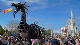 Disneys Magic Kingdom Parades Festival of Fantasy amp Mickeys Christmas Parade  Walt Disney World [upl. by Amle]