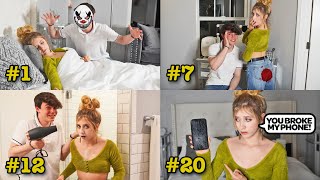 PRANKING My GIRLFRIEND For 24 HOURS ChallengeGONE WRONGJentzen Ramirez [upl. by Yttak]