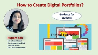 Creating Digital Portfolio  guidance for Students [upl. by Ahsercal701]