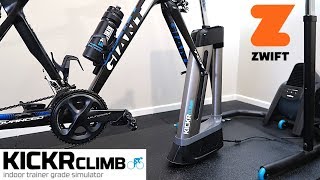 Wahoo Kickr CLIMB Gradient Simulator Zwift Setup How To [upl. by Hplar621]