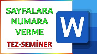 WORD PROGRAMINDA SAYFA NUMARALANDIRMA NASIL YAPILIR  Kısa ve Anlaşılır Anlatım [upl. by Ola]