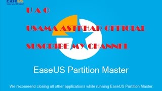 HOW TO INSTALL amp PATCH EaseUS Partition Master v1110 All Edition Crack  U A O [upl. by Enaht]