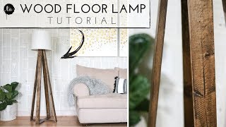 DIY Floor Lamp BIG REVEAL [upl. by Delphine61]