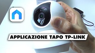 Applicazione Tapo TpLink [upl. by Nolava]