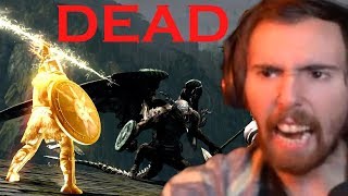 Asmongold Goes BERSERK Dying In Dark Souls  Day 4 [upl. by Eciral]