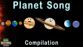 The Planet Song  Space Explained by KidsLearningTube [upl. by Heyra]