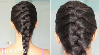 How To Basic French Braid [upl. by Gnihc561]