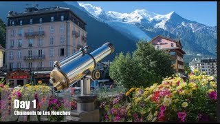 Tour du Mont Blanc  Day 1  Chamonix to Les Houches [upl. by Elleinahc789]