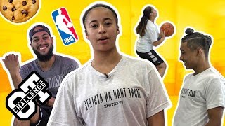 Jaden Newman Outshoots LAMELO BALL In The Overtime Challenge First Female In The NBA [upl. by Taima]