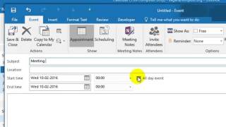 How to send a meeting request in Outlook [upl. by Maril]