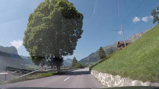 Switzerland  Driving Saanen to Geneva Airport via Céligny [upl. by Hellman]