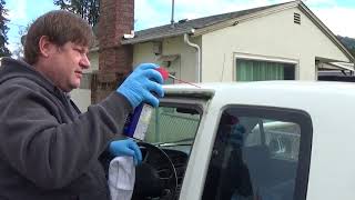 Removing car moss with WD40 [upl. by Adnouqal]