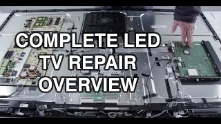 LED TV Repair Tutorial  Common Symptoms amp Solutions  How to Repair LED TVs [upl. by Vincenz]