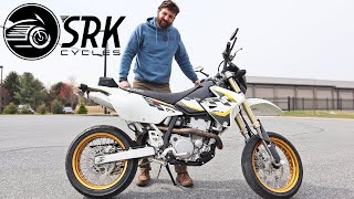 The Suzuki DRZ 400SM is one of the greatest motorcycles ever made but [upl. by Ecinahs]