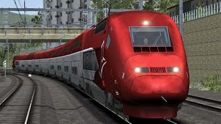 Train Simulator Avignon TGV  Marseille SaintCharles with Thalys TGVPBKA [upl. by Wardle]