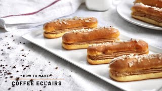 Coffee Eclairs Recipe [upl. by Erund378]