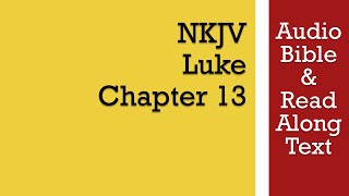 Luke 13  NKJV Audio Bible amp Text [upl. by Alyahc]