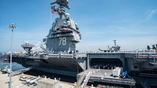 USS Gerald R Ford Commissioning Ceremony [upl. by Dasteel]