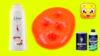 How To Make Slime with Shampoo Salt and Shaving Cream without Glue Borax Cornstarch Recipe Diy [upl. by Ailana613]