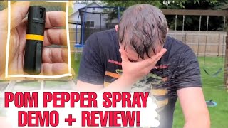 POM OC Pepper Spray Review  Tips amp Demonstration [upl. by Sitarski863]