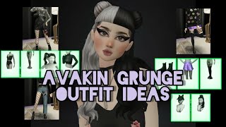 AESTHETIC GRUNGE OUTFIT IDEAS  AVAKIN LIFE [upl. by Evreh686]