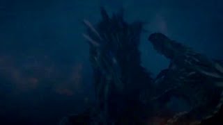 Rhaegal and Drogon vs Viserion  Battle Of Winterfell  8x3 [upl. by Eamaj]