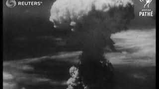 Second atomic bomb of World War II explodes over Nagasaki 1945 [upl. by Sicnarf]