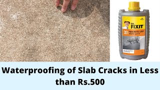 Terrace Waterproofing  Terrace Leakage Solutions  Slab Waterproofing How to fill Crack on Terrace [upl. by Llacam]