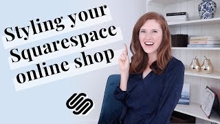 SQUARESPACE ECOMMERCE tutorial Customizing your online shop 71 [upl. by Auqcinahs]