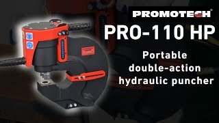 Promotech  PRO 110 Hydraulic Puncher [upl. by Yeliak]