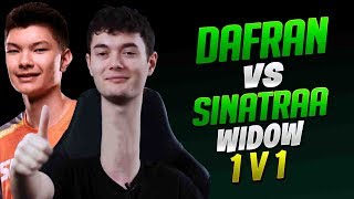 Dafran vs Sinatraa Widowmaker 1 v 1  Overwatch [upl. by Hally92]