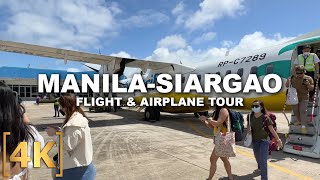 NAIA Terminal 4 Tour amp Full Flight to Siargao  LuzonMindanao  4K  Philippines [upl. by Wilhelmine975]