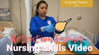 NURSING SKILL RETENTION ENEMA [upl. by Malchus]