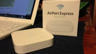 Apple Airport Express 2nd Generation Overview amp Setup [upl. by Linders]