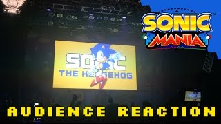 Sonic Mania Reveal Audience Reaction [upl. by Worlock702]