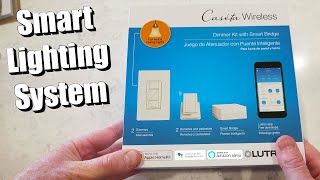 Lutron Caséta Wireless DimmerFan Control Installation amp Review [upl. by Barbie757]