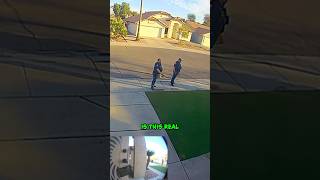 He Presented Hard Evidence but Cops Still Weren’t Convinced  Captured on Ring Doorbell 😂shorts [upl. by Annawyt]