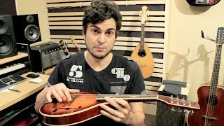 Mandolin Tuning  How to setup the bridge amp intonation [upl. by Yelrihs880]