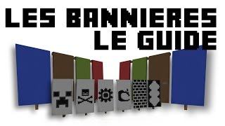 Minecraft 18 Guide de création des bannières drapeaux 18 [upl. by Dduj]