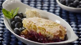 How to Make Blueberry Cobbler  Blueberry Recipes  Allrecipescom [upl. by Ydennek]