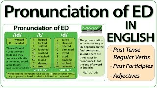 ED pronunciation in English  How to pronounce ED endings [upl. by Esnahc]