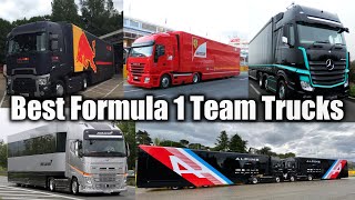 Best Formula1 Team Trucks [upl. by Fawne126]