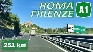 A1  ROMA  FIRENZE  Autostrada del Sole [upl. by Estren]